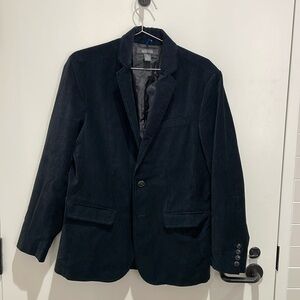 Kenneth Cole Reaction Navy Corduroy Blazer